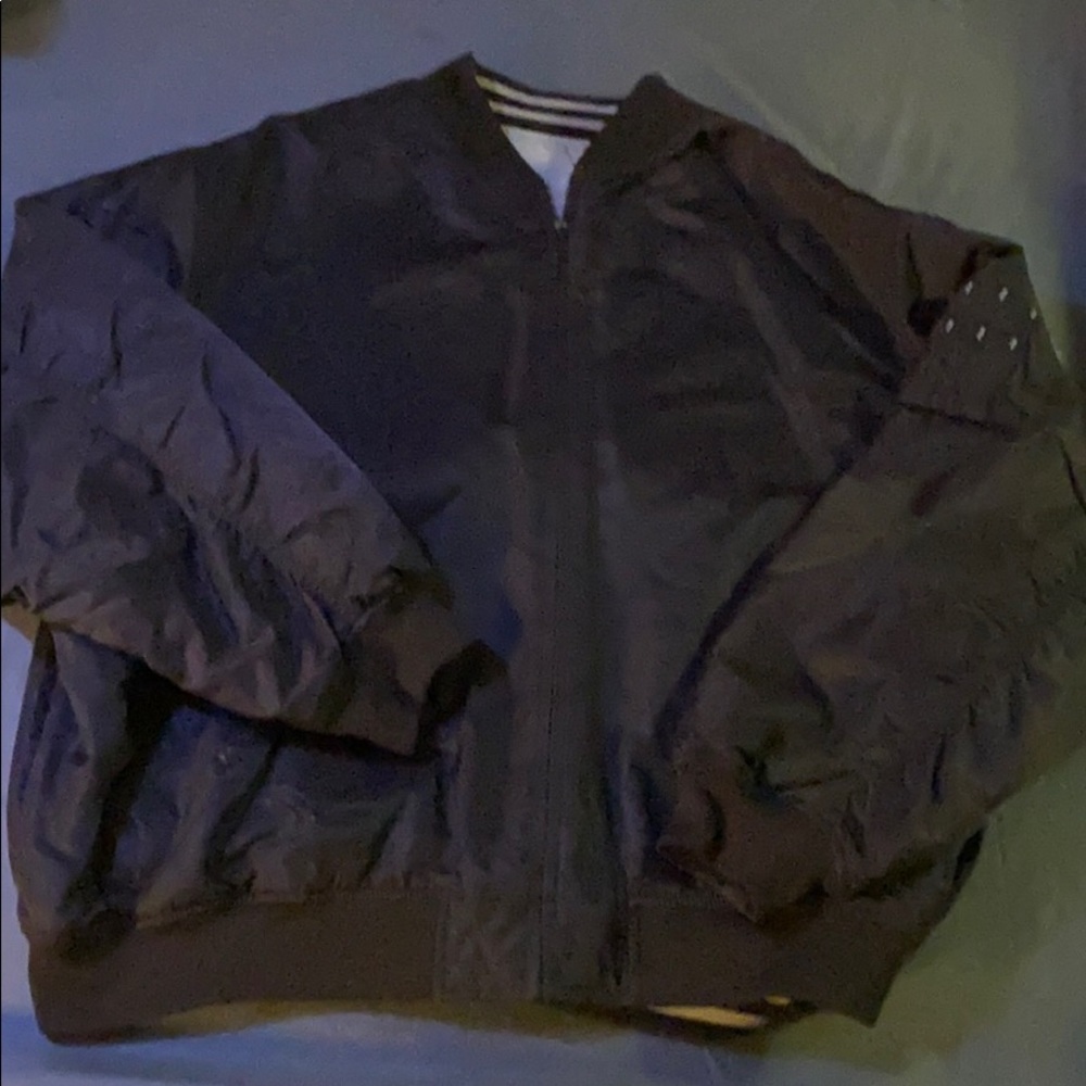 Reversible Brown/Beige Bomber - Size XXL